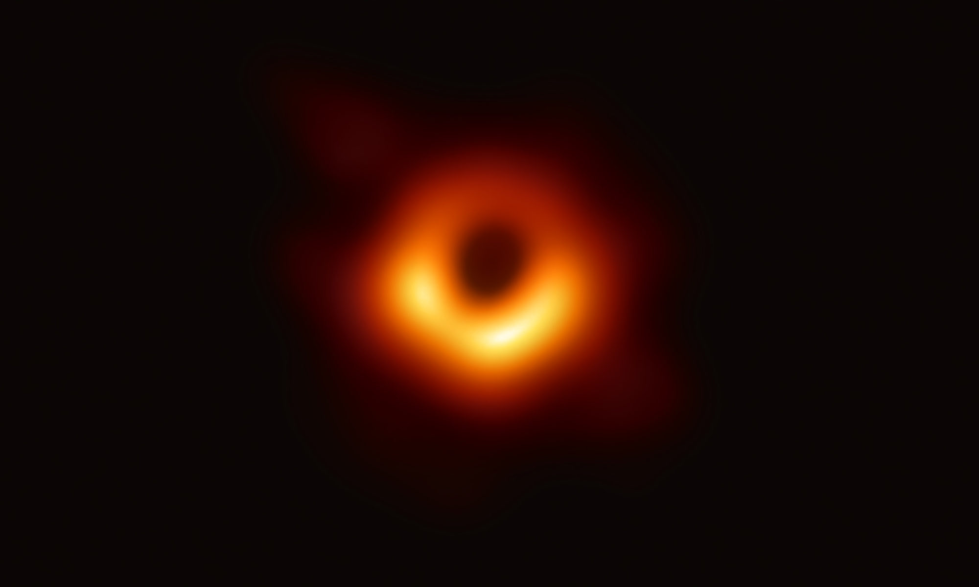 Astronomers capture first image of a black hole
